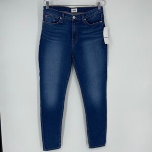 Hudson Blair High Rise Skinny Jeans Blue Stretch Women’s 29
